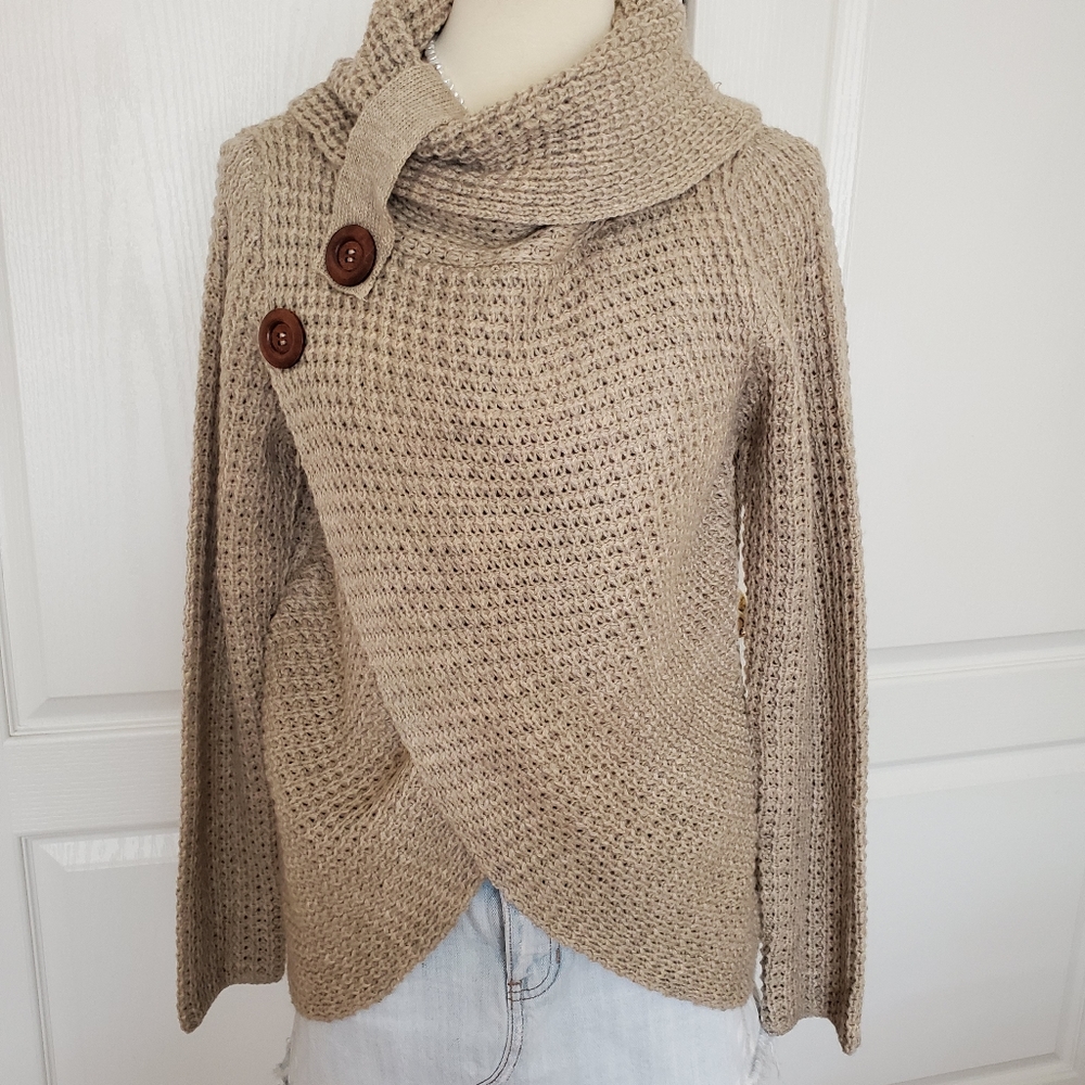 Cow Neck Sweater